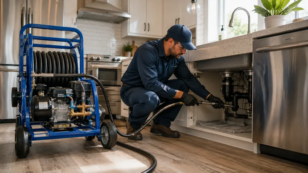 Kitchen Drain Hydro Jetting in Laton